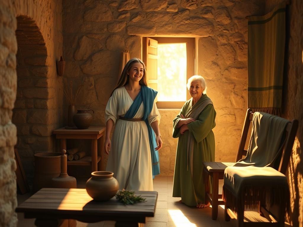 Mary and Elizabeth 1 Mary's Magnificat